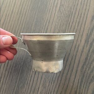 Vintage Metal Funnel with Handle